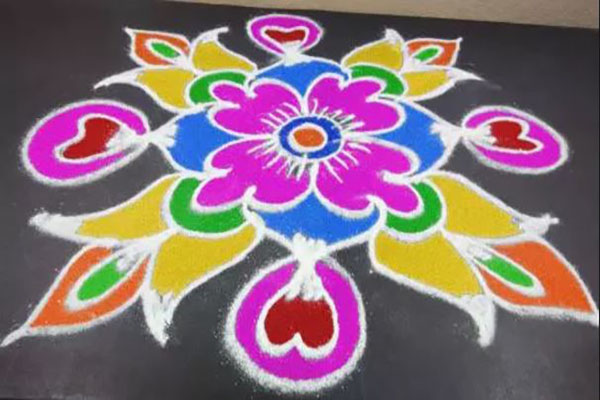 easy rangoli designs for diwali