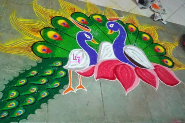 beautiful designs of rangoli for diwali